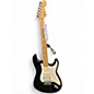 Used Fender Standard Stratocaster Black and White Solid Body Electric Guitar thumbnail