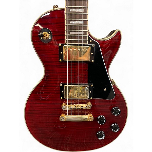 Used Epiphone Les Paul Custom Wine Red Solid Body Electric Guitar