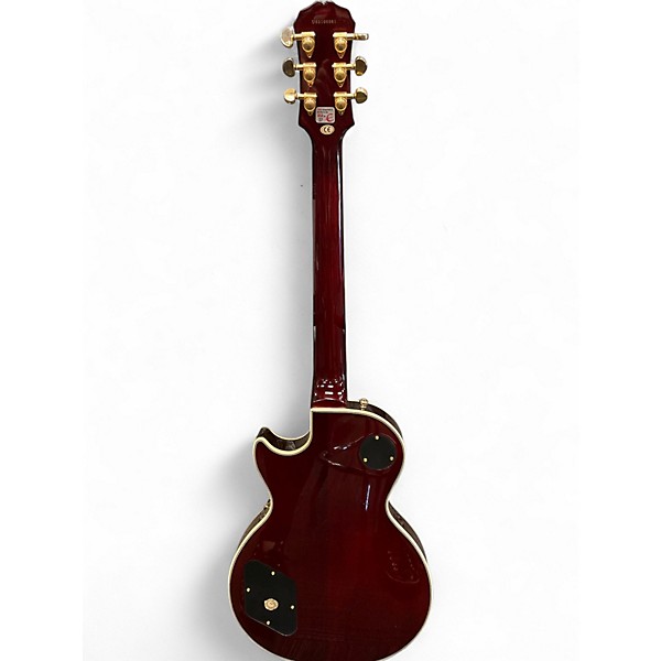 Used Epiphone Les Paul Custom Wine Red Solid Body Electric Guitar