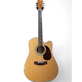 Used Zager ZAD-800MCE NATURAL Acoustic Electric Guitar