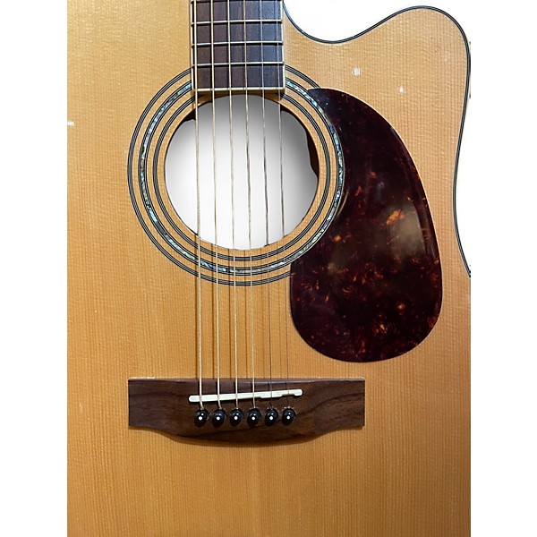 Used Zager ZAD-800MCE NATURAL Acoustic Electric Guitar