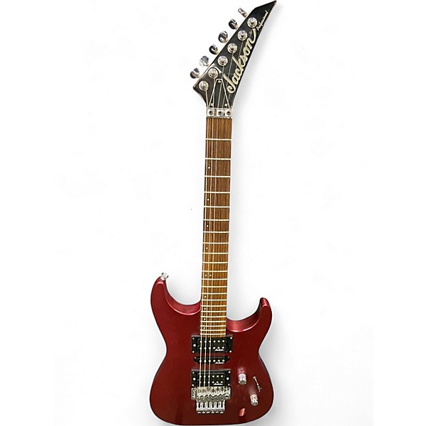 Used 1990s Jackson Professional Stealth TH1 Satin Red Solid Body Electric Guitar