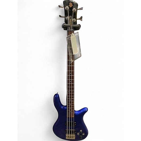 Used Spector Performer 4 blue Electric Bass Guitar