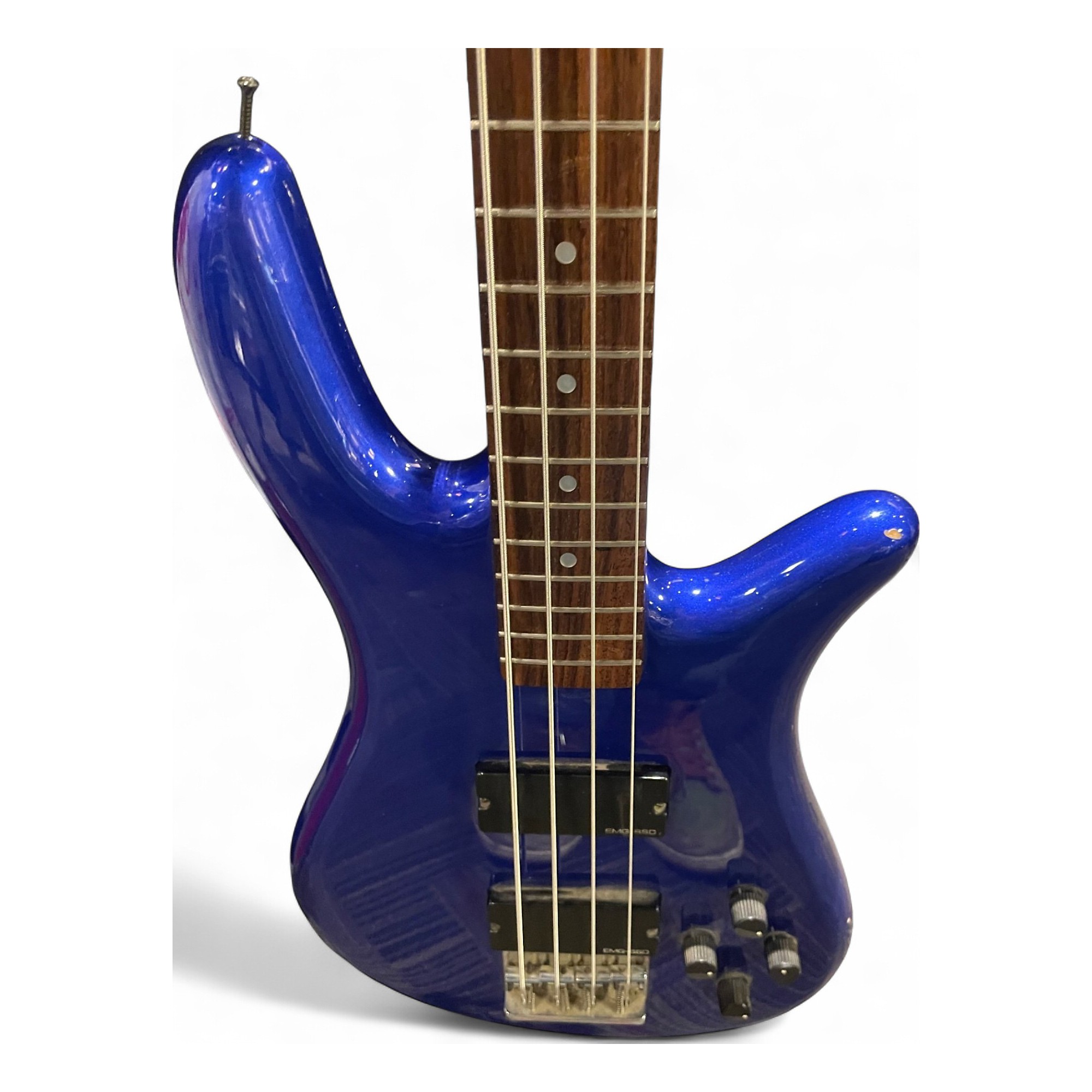 Used Spector Performer 4 blue Electric Bass Guitar blue