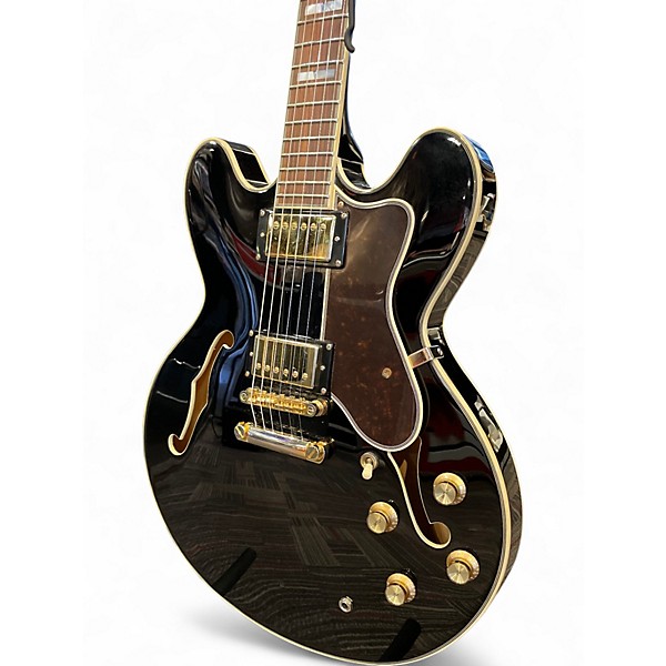Used Epiphone Sheraton II Ebony Hollow Body Electric Guitar