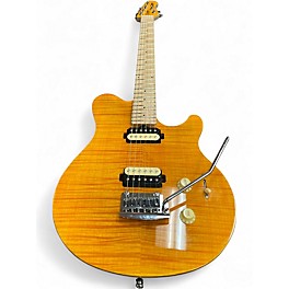 Used Sterling by Music Man Axis Trans Amber Solid Body Electric Guitar