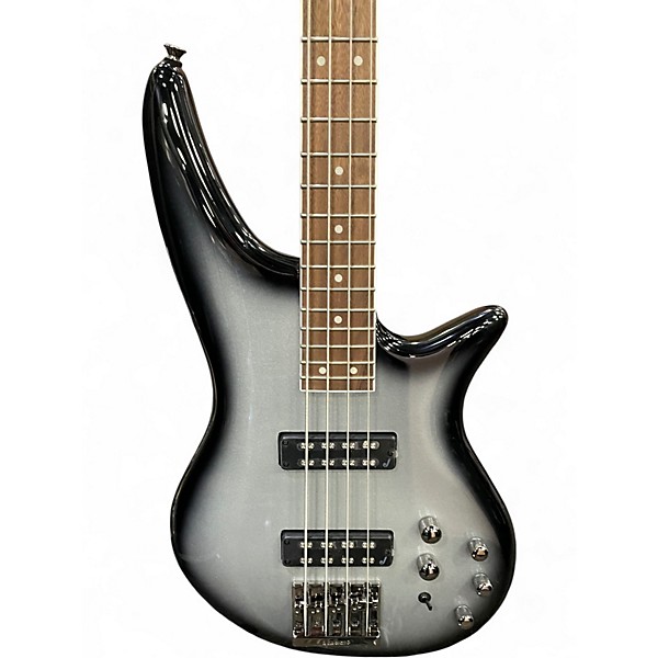 Used Jackson JS3 Silver Burst Electric Bass Guitar