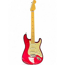 Vintage 1991 Fender 1991 Stratocaster Plus Candy Apple Red Metallic Solid Body Electric Guitar