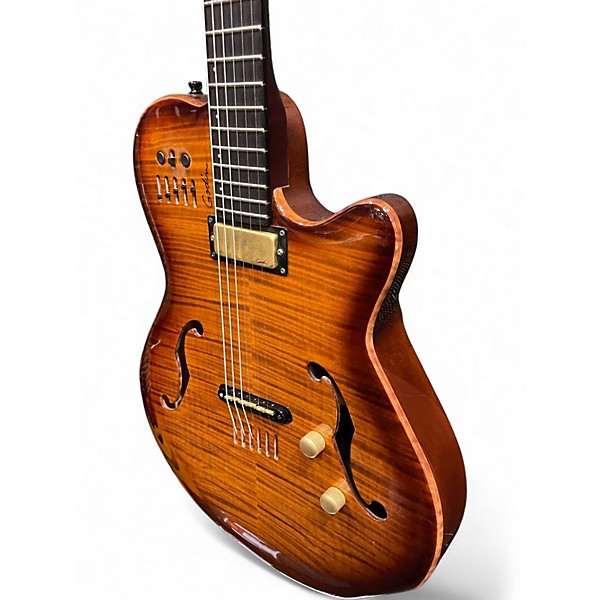 Used Godin MULTIAC JAZZ SA Tobacco Sunburst Hollow Body Electric Guitar