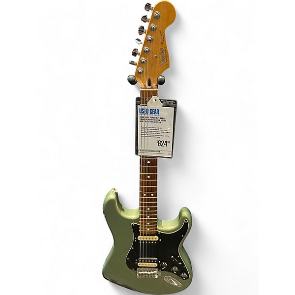 Used 2003 Fender Player Stratocaster Green Solid Body Electric Guitar