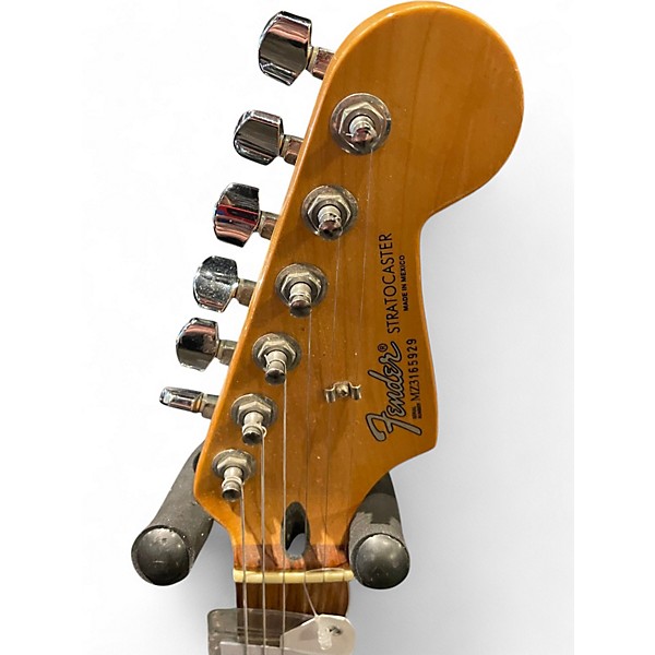 Used 2003 Fender Player Stratocaster Green Solid Body Electric Guitar