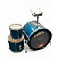 Used TAMA 3 Piece Rockstar Turquoise Drum Kit thumbnail