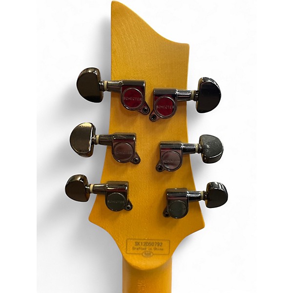 Used Schecter Guitar Research SGR Black Solid Body Electric Guitar