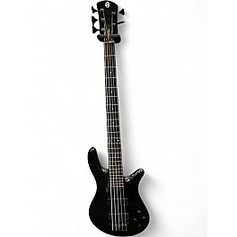 Used Spector NS5H2 Trans Black Electric Bass Guitar