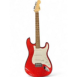 Used Squier Bullet Stratocaster Red Sparkle Solid Body Electric Guitar
