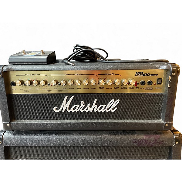Used Marshall MG100HDFX 100W HEAD AND CABINET
