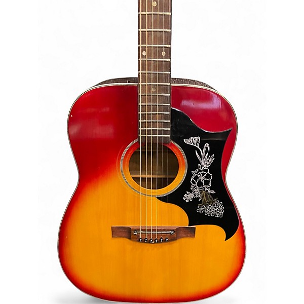 Used Ventura V13 Cherry Sunburst Acoustic Guitar
