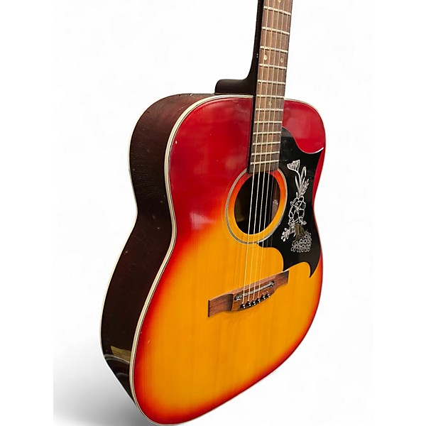 Used Ventura V13 Cherry Sunburst Acoustic Guitar