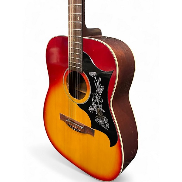 Used Ventura V13 Cherry Sunburst Acoustic Guitar