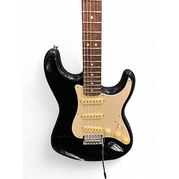 Used Squier Affinity Stratocaster Black Solid Body Electric Guitar