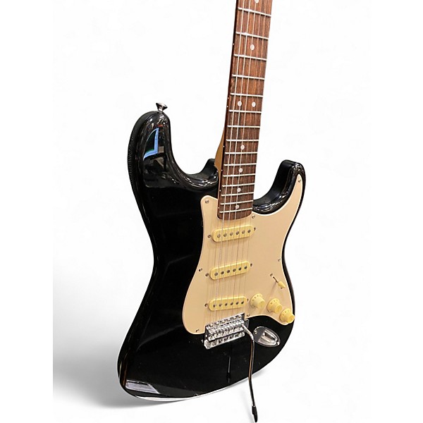 Used Squier Affinity Stratocaster Black Solid Body Electric Guitar