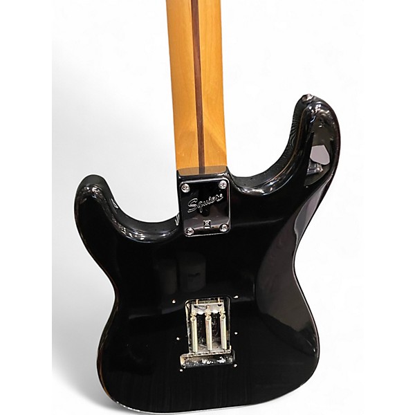 Used Squier Affinity Stratocaster Black Solid Body Electric Guitar