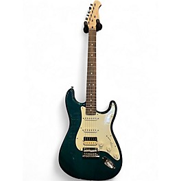 Used Donner Seeker S Trans Blue Solid Body Electric Guitar
