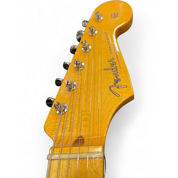 Used Fender EJ STRATOCASTER Olympic White Solid Body Electric Guitar