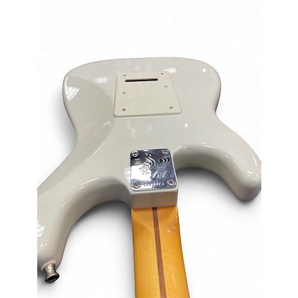 Used Fender EJ STRATOCASTER Olympic White Solid Body Electric Guitar