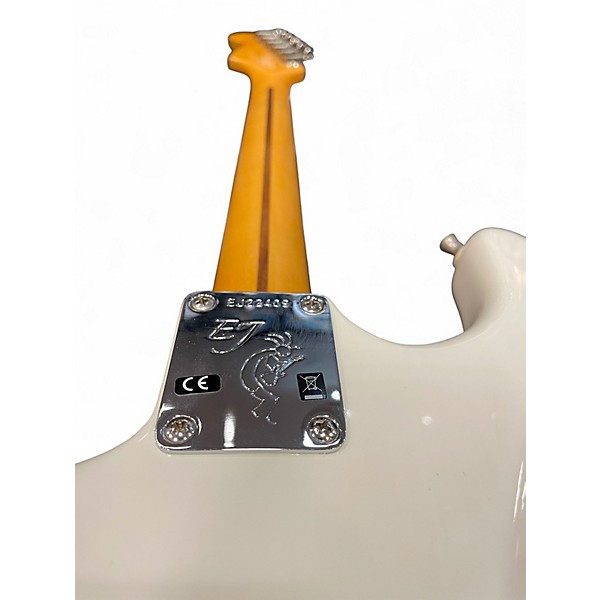 Used Fender EJ STRATOCASTER Olympic White Solid Body Electric Guitar