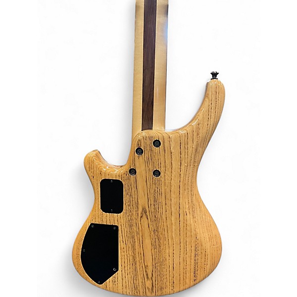 Used 2022 Roscoe SKB-3005 CUSTOM Waterfall Bubinga Top Electric Bass Guitar