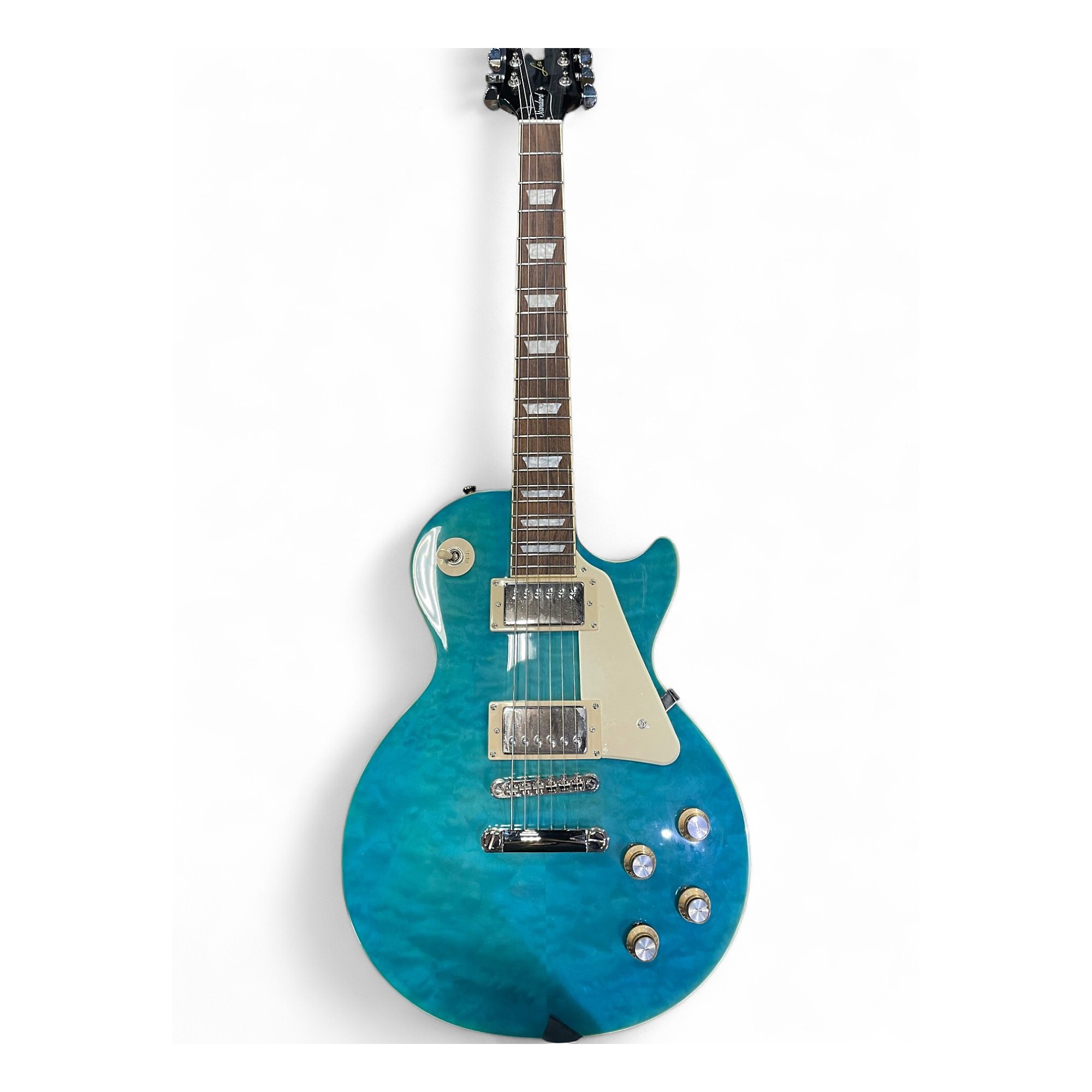 Epiphone Les Paul Standard 青 Epiphone Les Paul Standard in Electric Blue • Beautiful