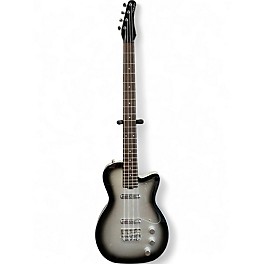 Used Silvertone 1444 Classic Series Silverburst Electric Bass Guitar
