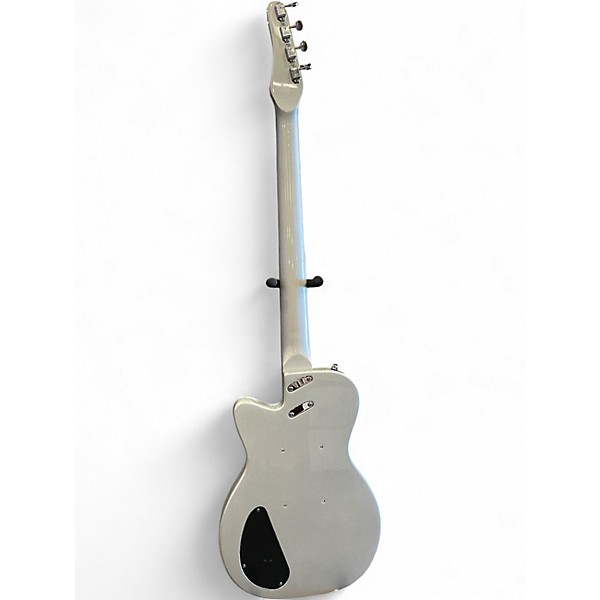 Used Silvertone 1444 Classic Series Silverburst Electric Bass Guitar