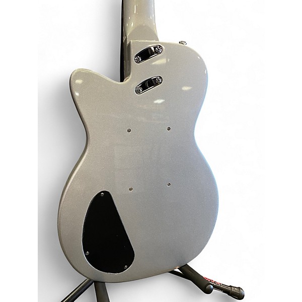 Used Silvertone 1444 Classic Series Silverburst Electric Bass Guitar