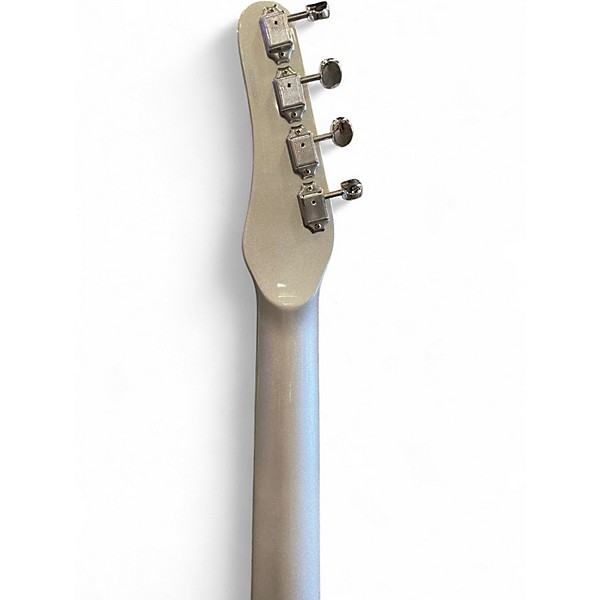 Used Silvertone 1444 Classic Series Silverburst Electric Bass Guitar