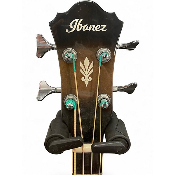 Used Ibanez AEB10E DARK VIOLIN SUNBURST Acoustic Bass Guitar