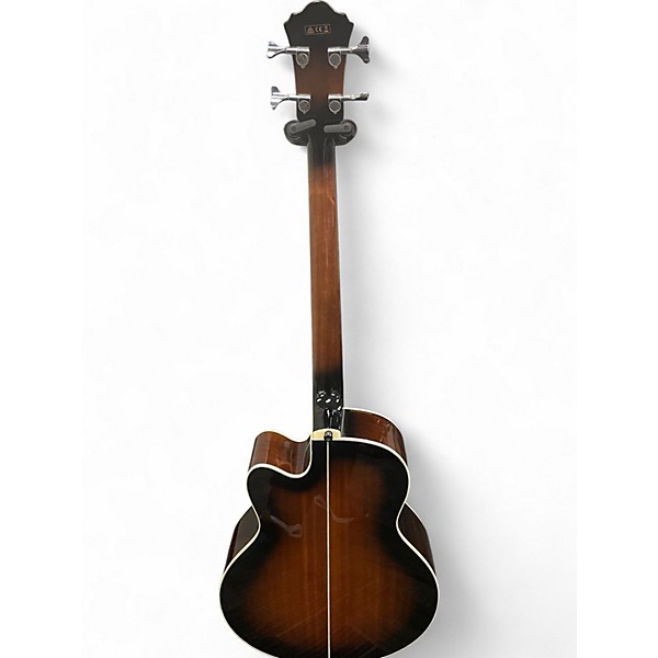 Used Ibanez AEB10E DARK VIOLIN SUNBURST Acoustic Bass Guitar