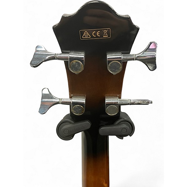 Used Ibanez AEB10E DARK VIOLIN SUNBURST Acoustic Bass Guitar
