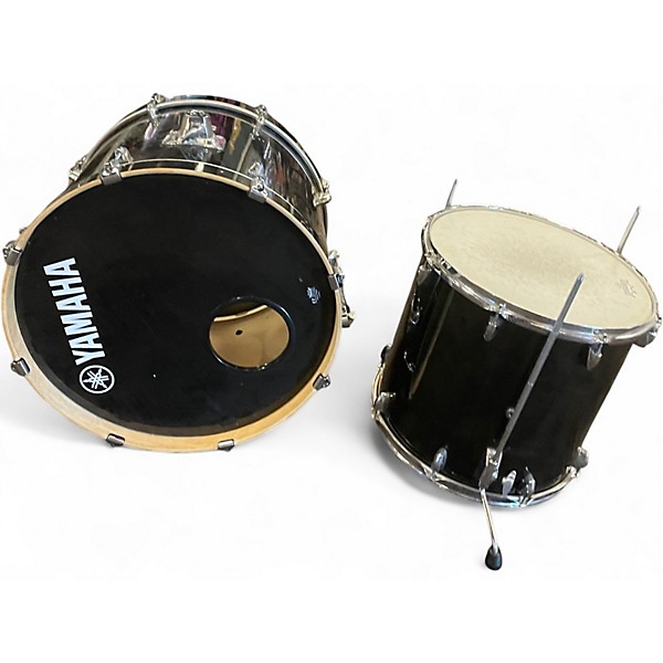 Used Yamaha 2 Piece Stage Custom Black Drum Kit