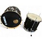 Used Yamaha 2 Piece Stage Custom Black Drum Kit thumbnail