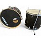 Used Yamaha 2 Piece Stage Custom Black Drum Kit