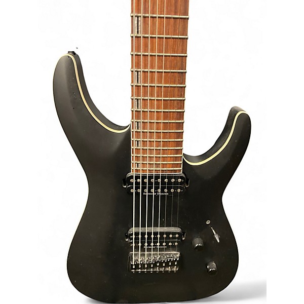 Used ESP LTD H408B Black Solid Body Electric Guitar