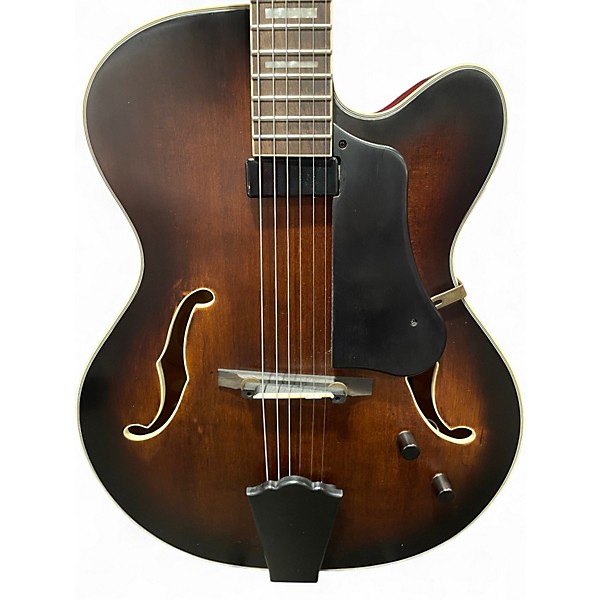 Used Washburn J600 Jazz Venetian 2 Color Sunburst Hollow