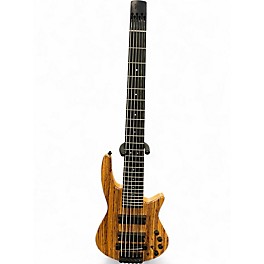 Used NS Design CR6 6 STRING ZEBRAWOOD Electric Bass Guitar