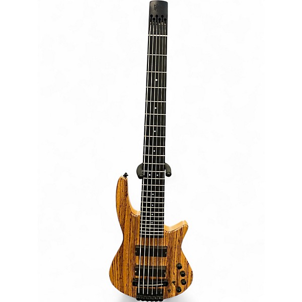 Used NS Design CR6 6 STRING ZEBRAWOOD Electric Bass Guitar