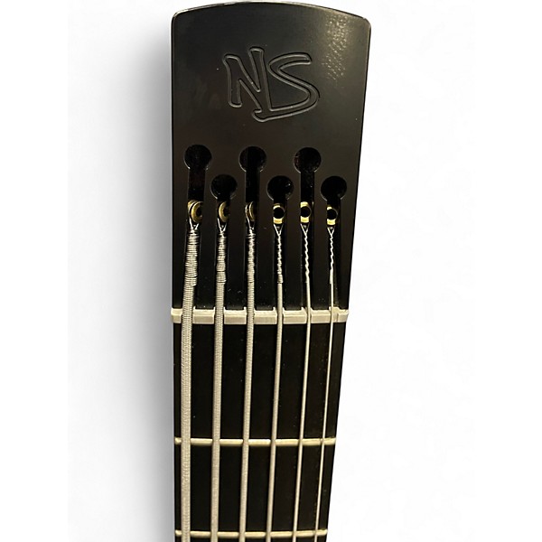 Used NS Design CR6 6 STRING ZEBRAWOOD Electric Bass Guitar