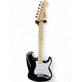 Used Squier Sonic Stratocaster Black Solid Body Electric Guitar
