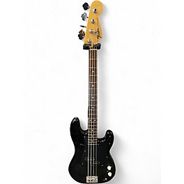 Used Fender Standard Precision Bass Black Electric Bass Guitar