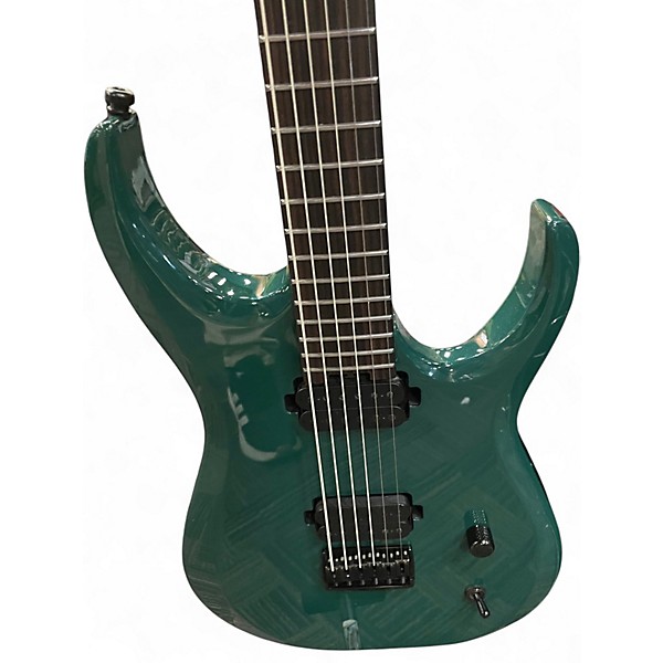 Used Jackson Pro Series Roman Ibramkhalilov Signature MDK HT6 Baritone Mo Emerald Green Baritone Guitars